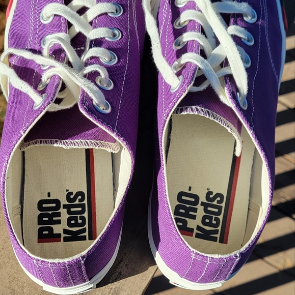 Pro Keds Royal Lo Classic Canvas Shoes Purple - Men’s Size 9 Women Size 11 - Picture 5 of 16